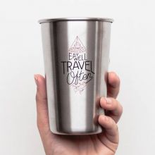 Eat Well Travel Often Camping Cup