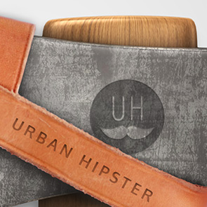 Authentic Urban Hipster engraving