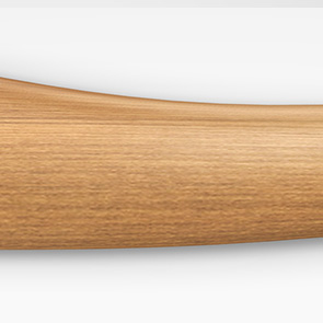 Hand carved hardwood handle